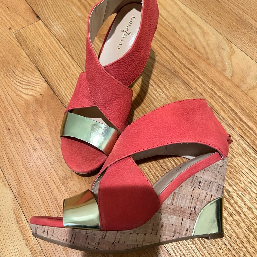 Barely worn Cole Haan wedges